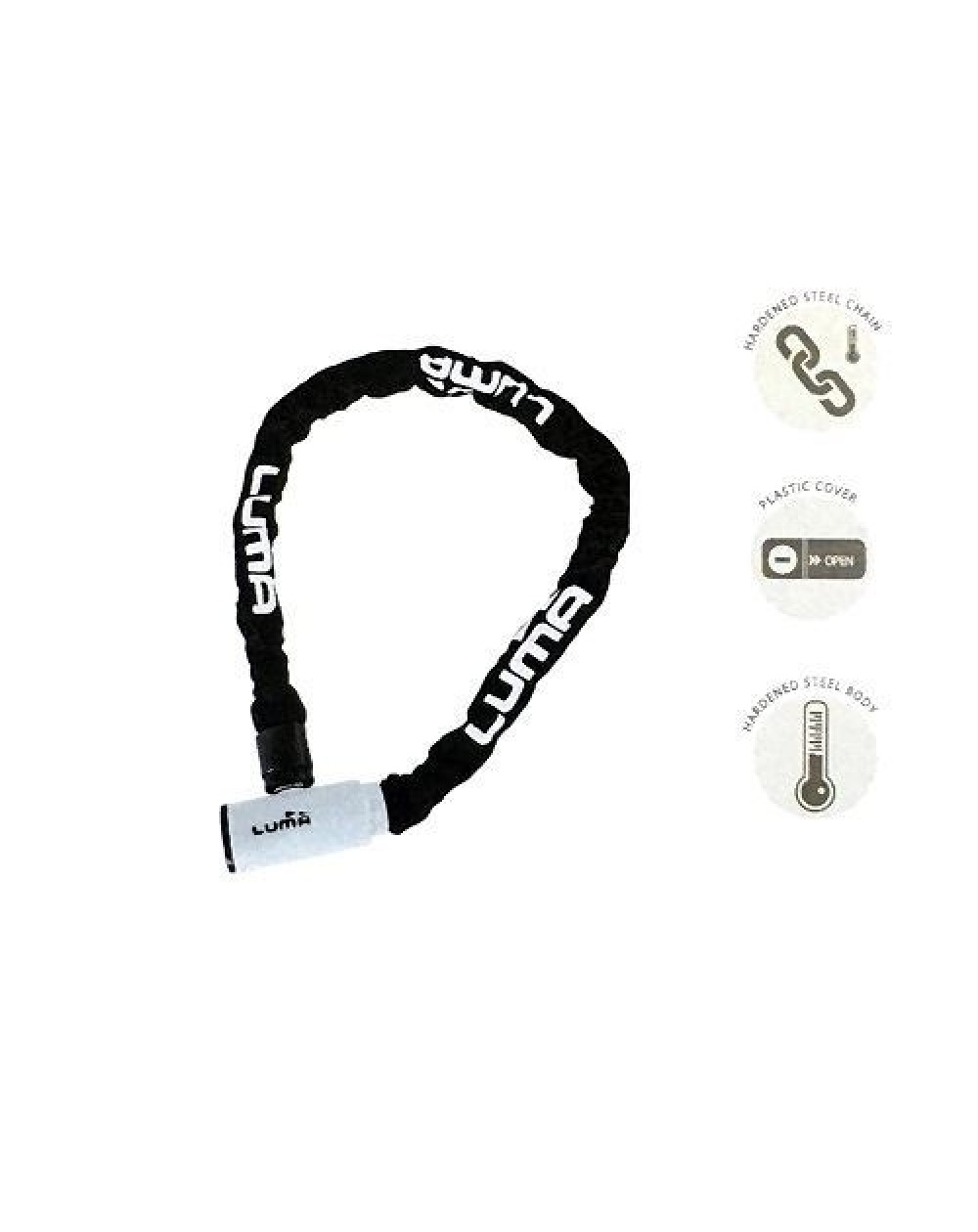 ΚΛΕΙΔΑΡΙΑ ΑΛΥΣΙΔΑ ENDURO 8 150 ΑΣΠΡΗ LUMA