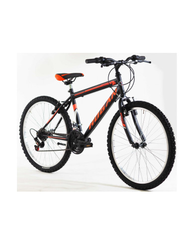 Hogan 24" mtb 18tax. μαύρο-πορτοκαλί