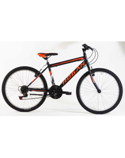 Hogan 24" mtb 18tax. μαύρο-πορτοκαλί