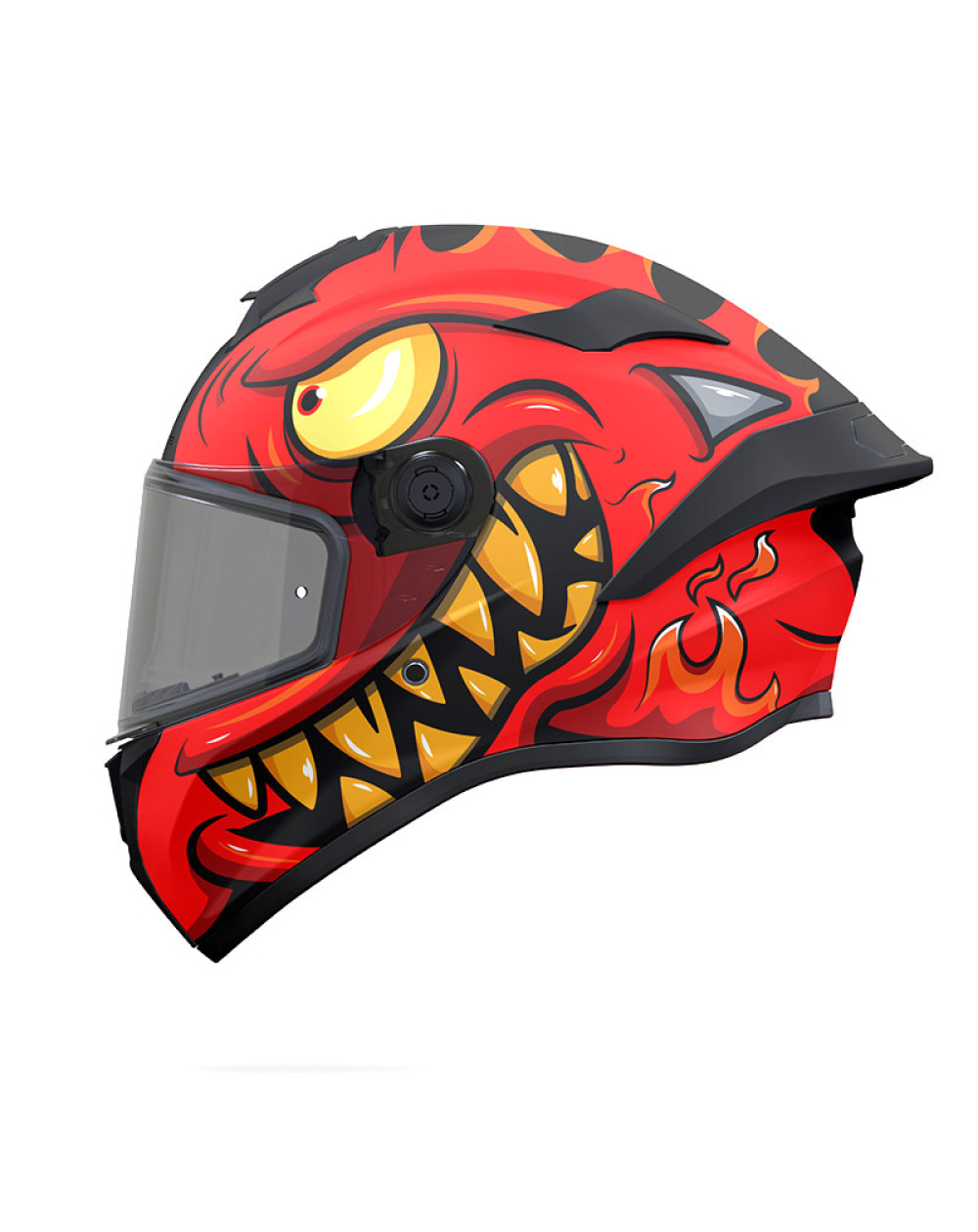 Κράνος MT Targo S Angeldemon B2 κόκκινο gloss