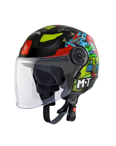 Κράνος MT Lite Dino Junior ECE 22.06 Α1 μαύρο matt