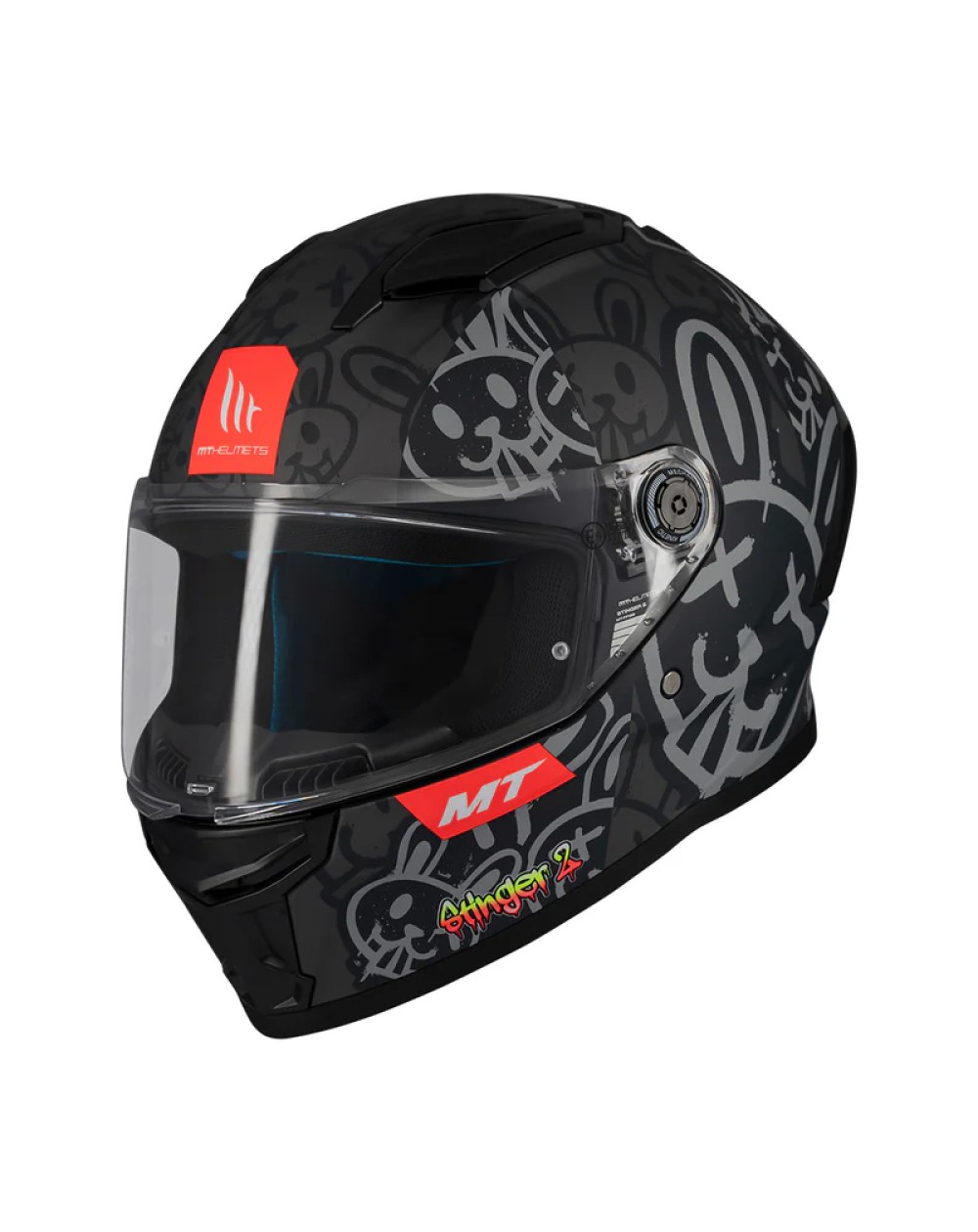 Κράνος MT Stinger 2 ECE 22.06 Ram F1 μαύρο ματ