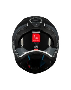 Κράνος MT Stinger 2 Tron B12 μαύρο/γκρι gloss