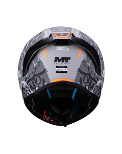 Κράνος MT Stinger 2 Tagger C1 μαύρο/γκρι ματ