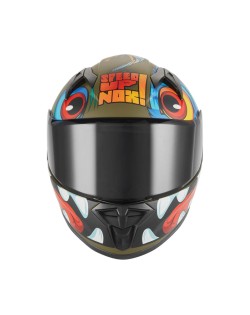 Κράνος Nox N731 Scrappy Junior χακί ματ