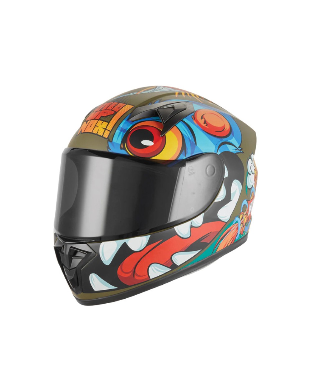 Κράνος Nox N731 Scrappy Junior χακί ματ