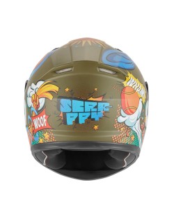 Κράνος Nox N731 Scrappy Junior χακί ματ