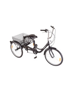 Orient Cargo 3-wheel Rear Basket 24″ 6sp. Μαύρο