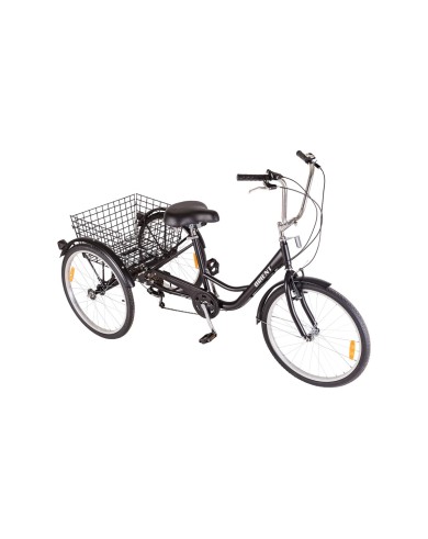 Orient Cargo 3-wheel Rear Basket 24″ 6sp. Μαύρο