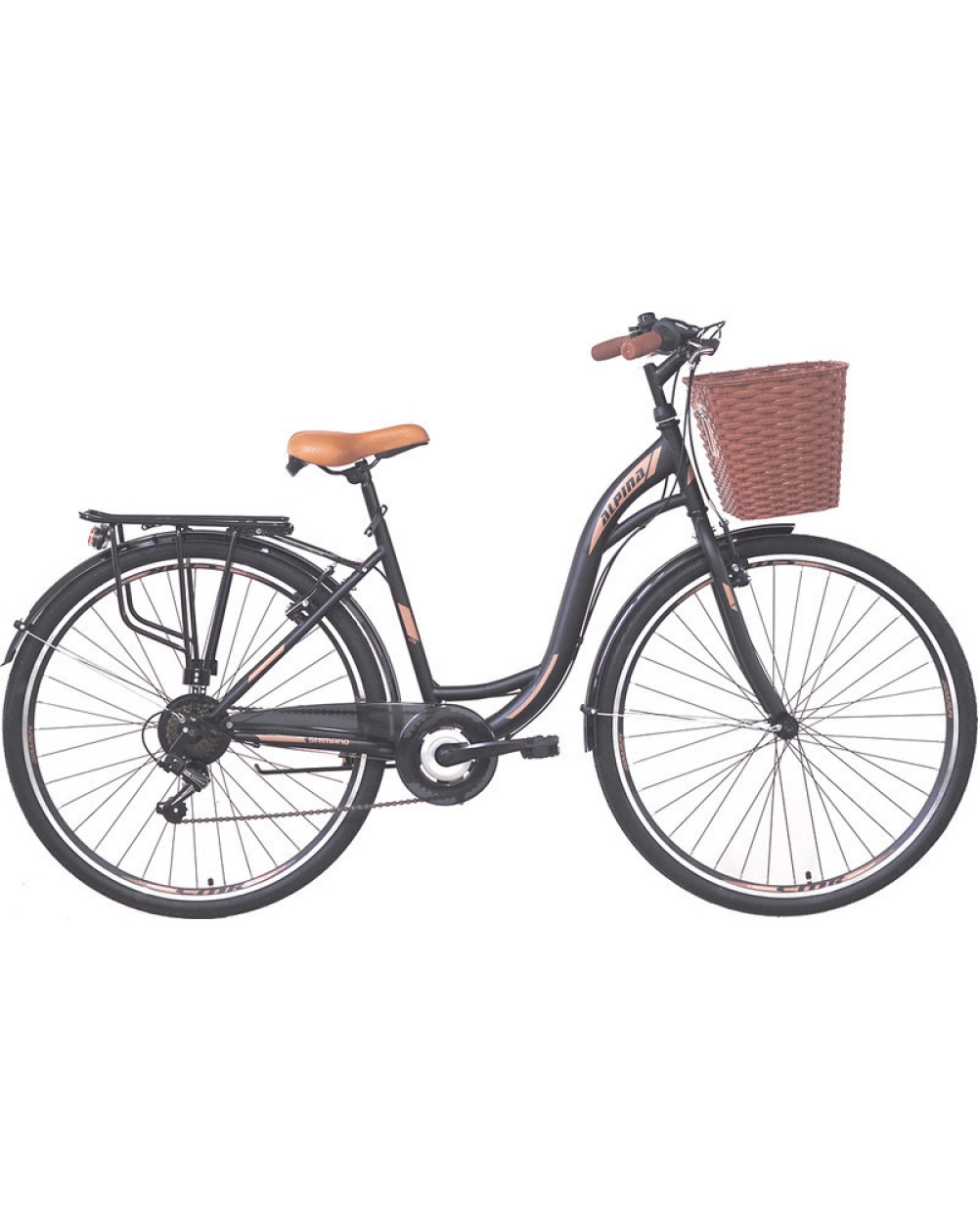 Alpina City Lady 28'' 7sp. Μαύρο 