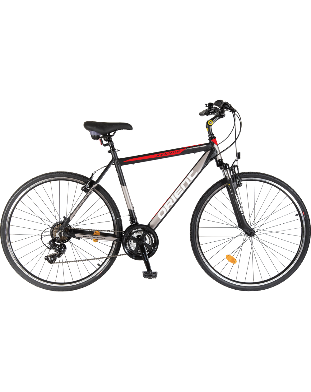 Orient Avenue Man 28'' 21sp. Μαύρο-Γκρί-Κόκκινο
